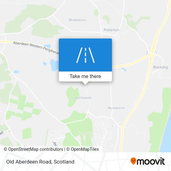 Old Aberdeen Road map