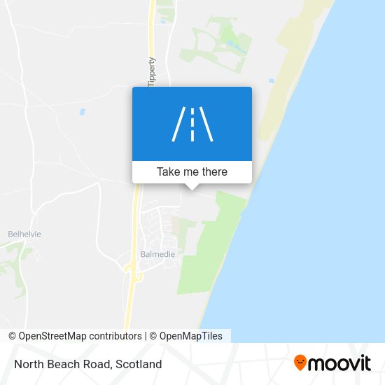 North Beach Road map