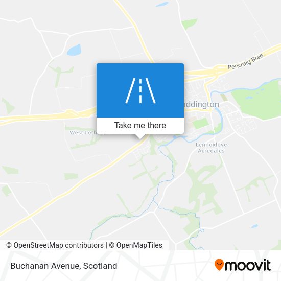Buchanan Avenue map