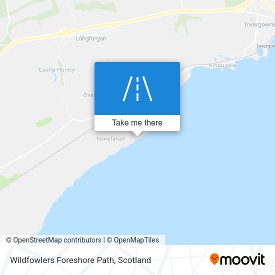 Wildfowlers Foreshore Path map