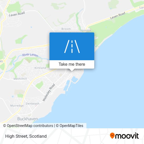 High Street map