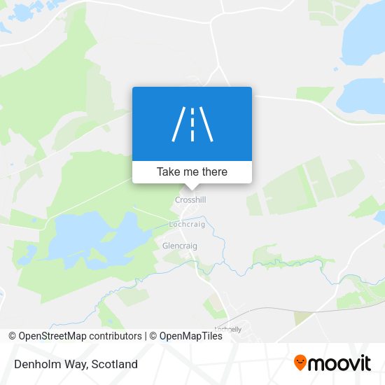 Denholm Way map