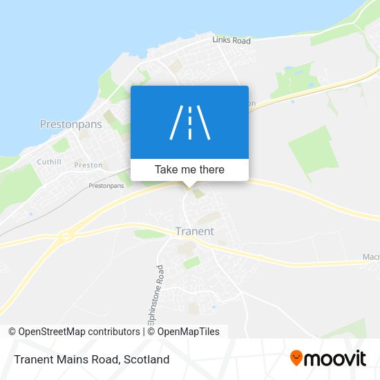 Tranent Mains Road map