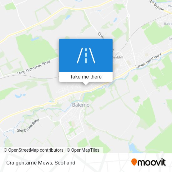 Craigentarrie Mews map