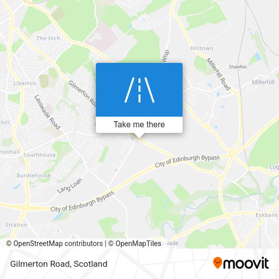 Gilmerton Road map