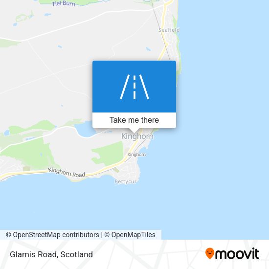 Glamis Road map