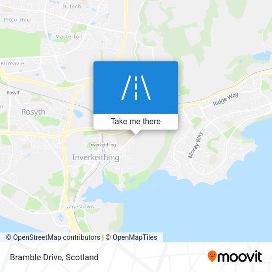 Bramble Drive map