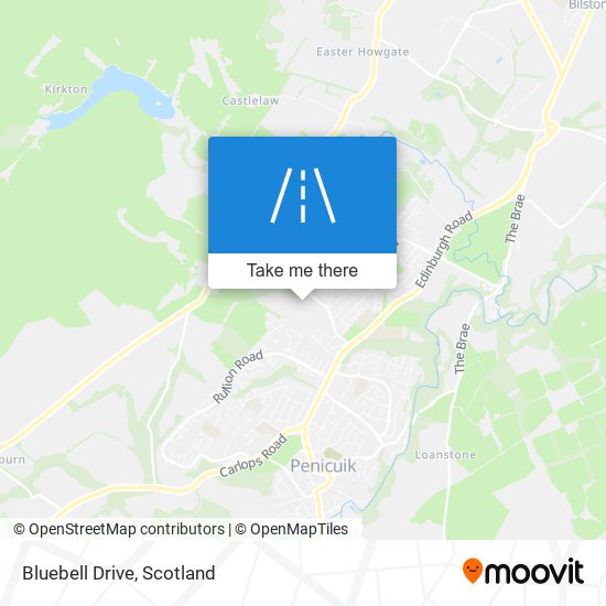 Bluebell Drive map