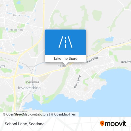 School Lane map