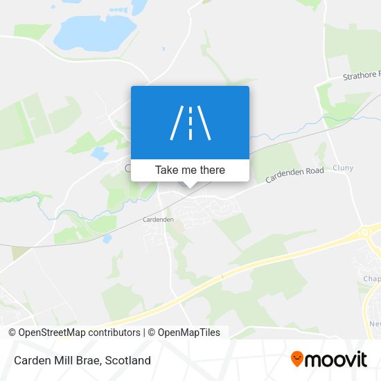 Carden Mill Brae map