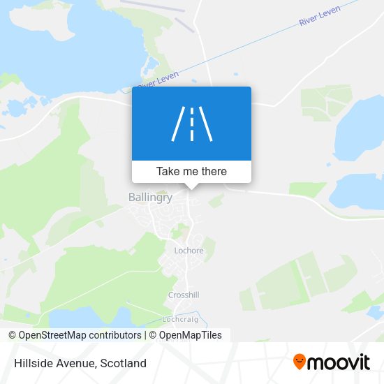 Hillside Avenue map
