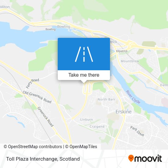Toll Plaza Interchange map