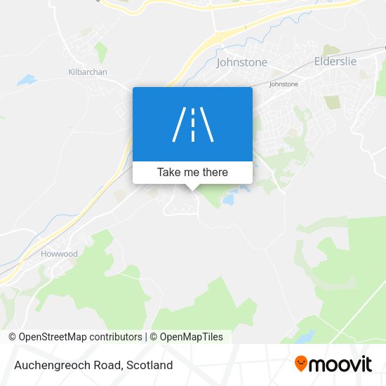 Auchengreoch Road map
