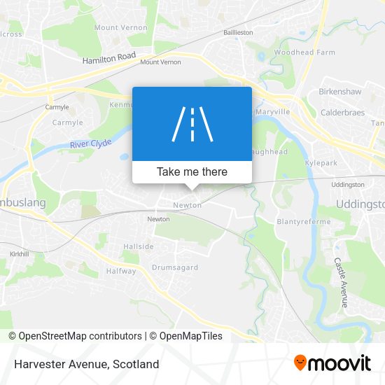 Harvester Avenue map