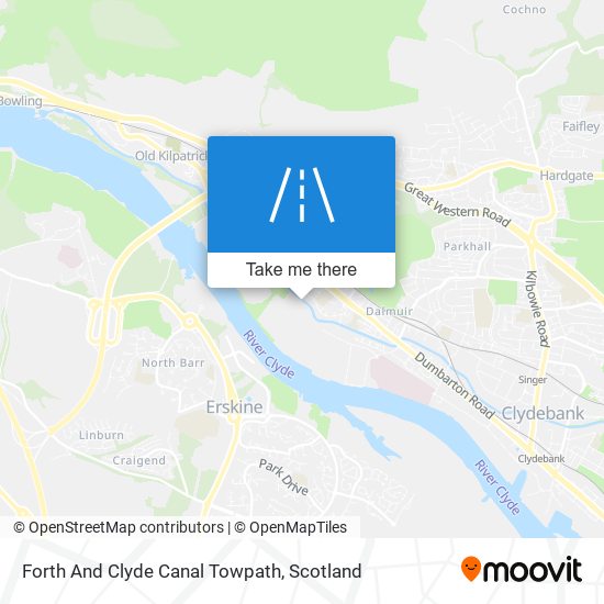 Forth And Clyde Canal Towpath map