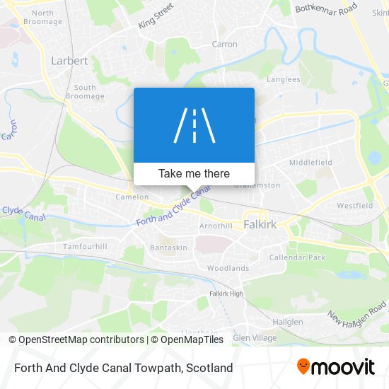 Forth And Clyde Canal Towpath map