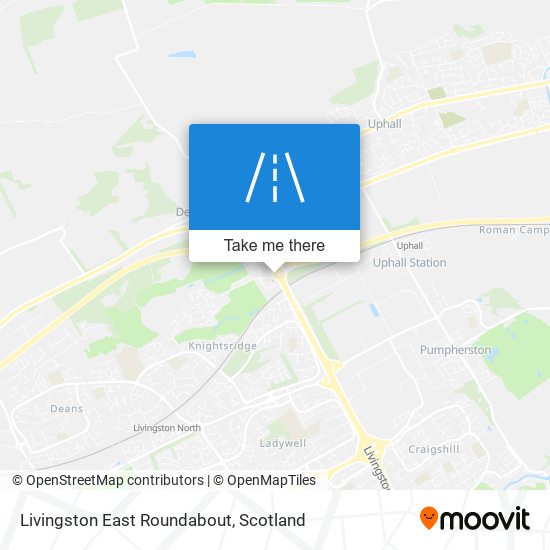 Livingston East Roundabout map