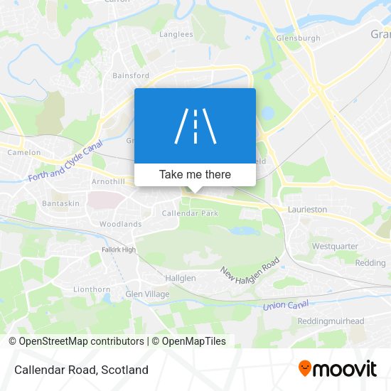 Callendar Road map