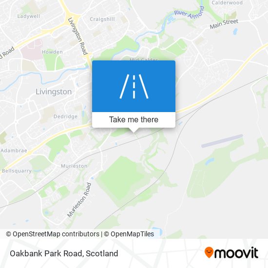 Oakbank Park Road map