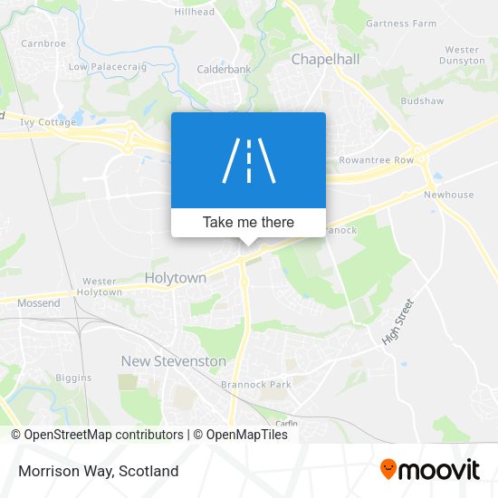 Morrison Way map