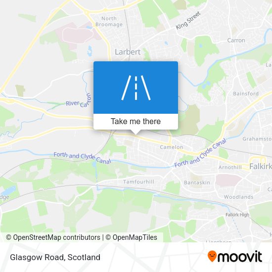 Glasgow Road map
