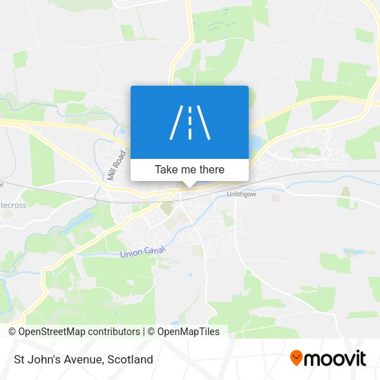 St John's Avenue map