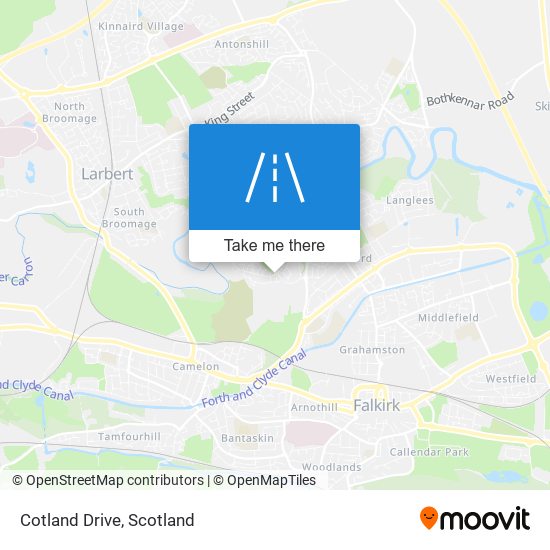 Cotland Drive map