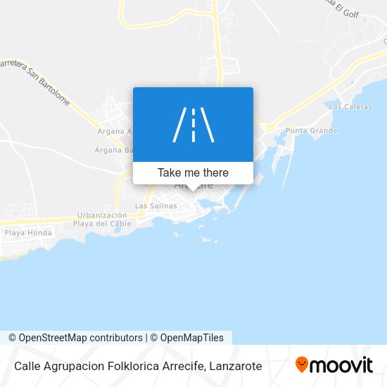 Calle Agrupacion Folklorica Arrecife map