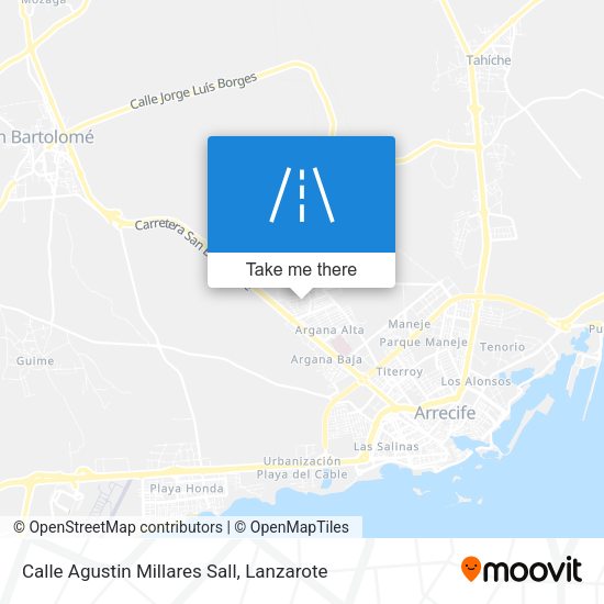 Calle Agustin Millares Sall map