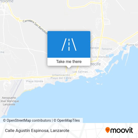 Calle Agustín Espinosa map