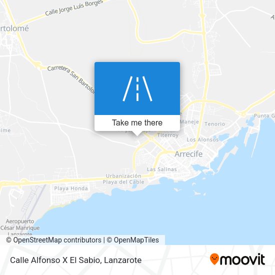 Calle Alfonso X El Sabio map