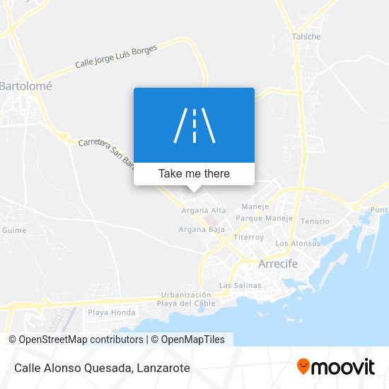 Calle Alonso Quesada map