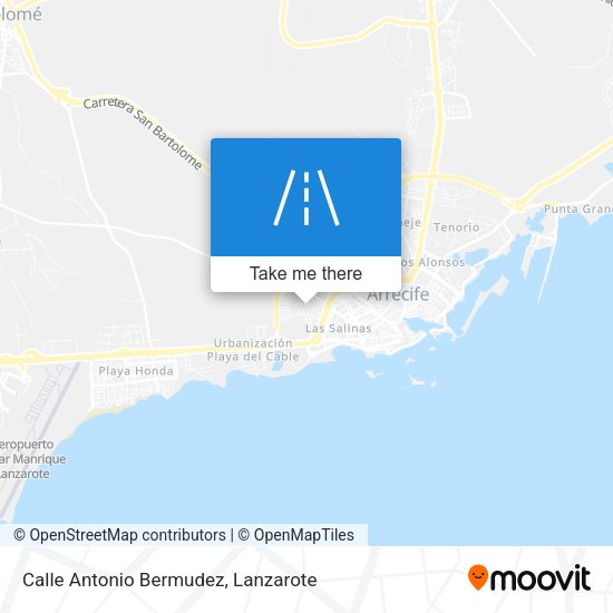 Calle Antonio Bermudez map