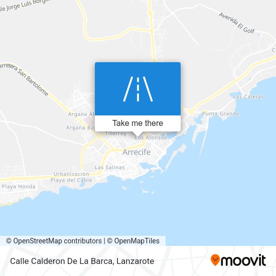 Calle Calderon De La Barca map