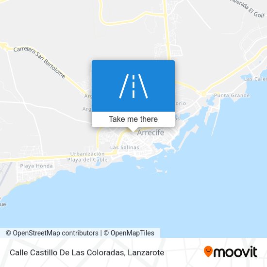 Calle Castillo De Las Coloradas map