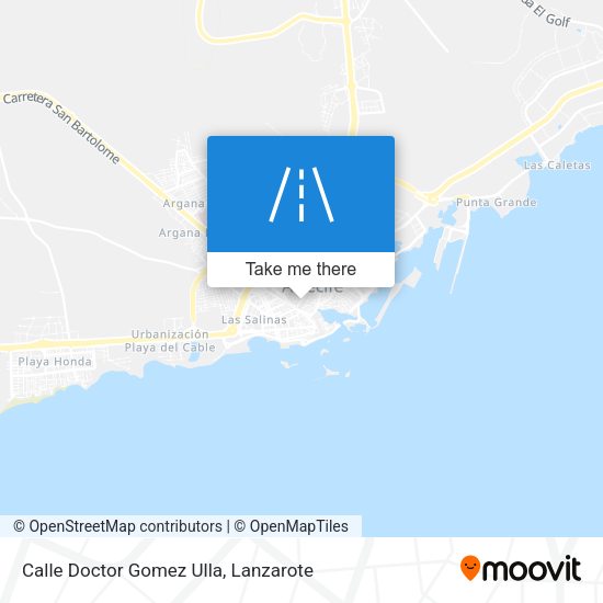 Calle Doctor Gomez Ulla map