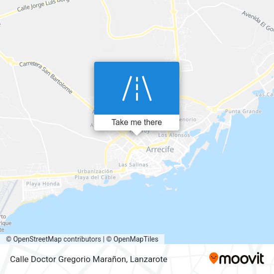 Calle Doctor Gregorio Marañon map