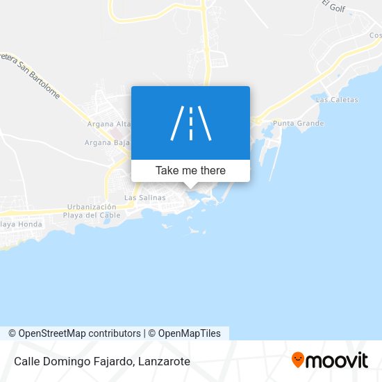 Calle Domingo Fajardo map