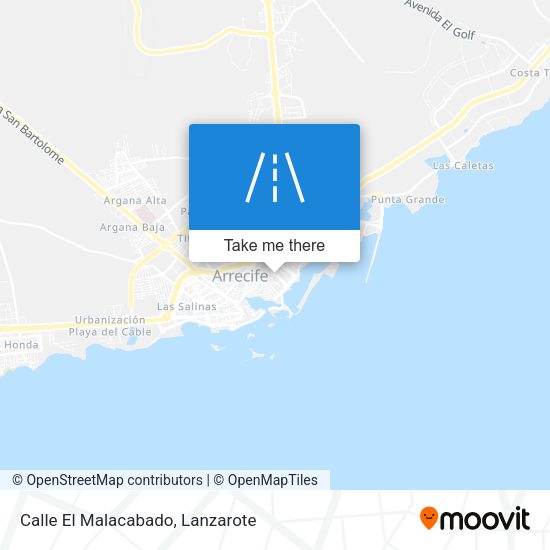Calle El Malacabado map
