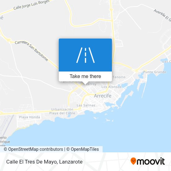 Calle El Tres De Mayo map