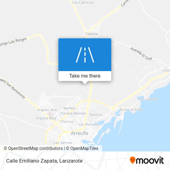 Calle Emiliano Zapata map