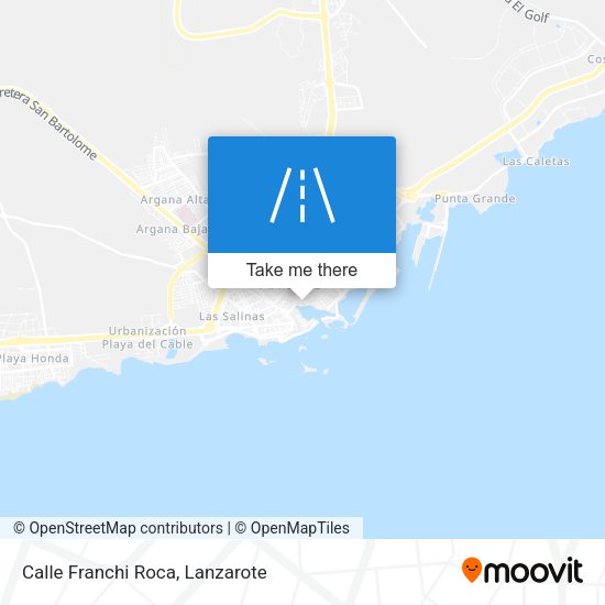 Calle Franchi Roca map