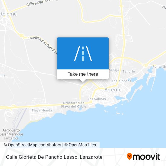 Calle Glorieta De Pancho Lasso map