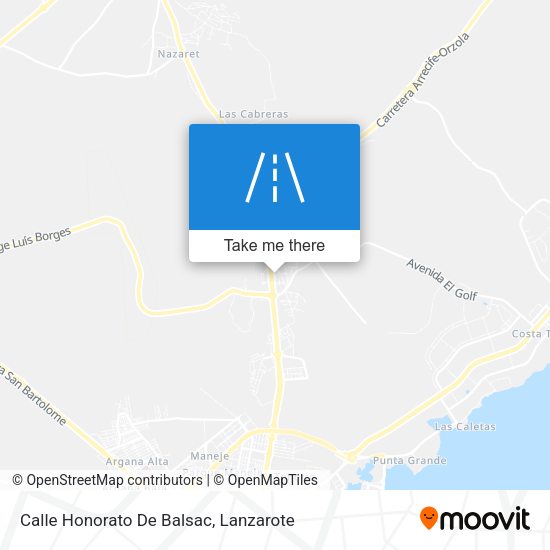 Calle Honorato De Balsac map