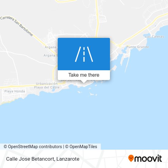 Calle Jose Betancort map