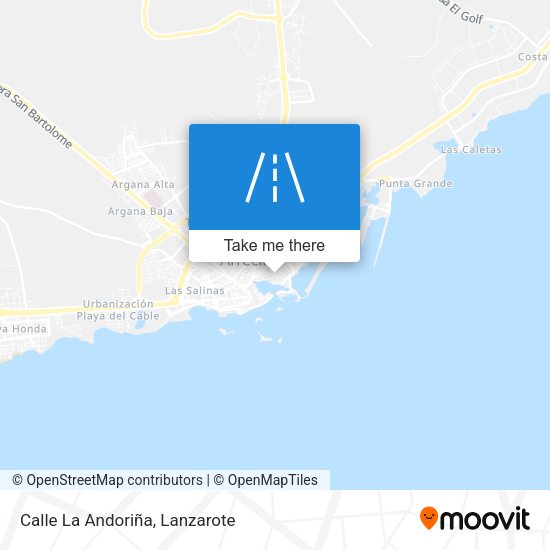 Calle La Andoriña map