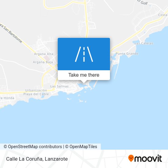 Calle La Coruña map