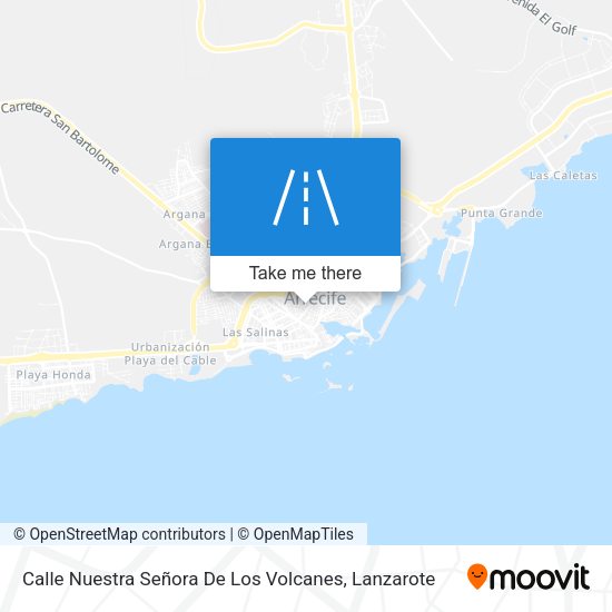 Calle Nuestra Señora De Los Volcanes map