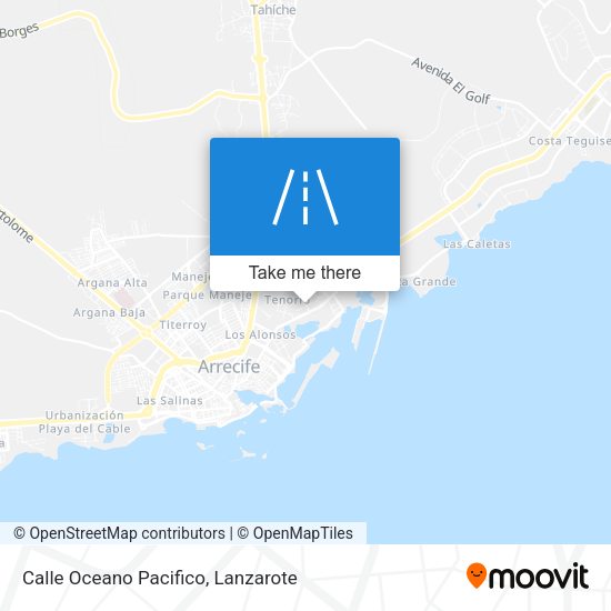 Calle Oceano Pacifico map