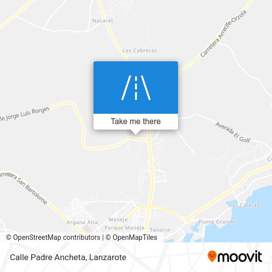 Calle Padre Ancheta map